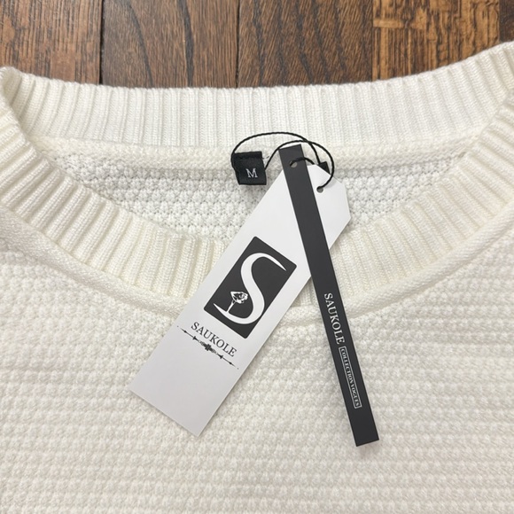 Colorblock Crew Neck Sweater NWT - Picture 2 of 5